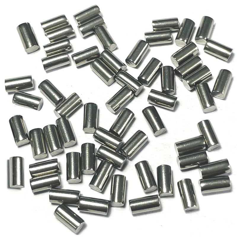 ZDingTech 60pcs 3mm x 6mm Dowel Pins,3mm x 6mm Metal Dowel pins M3 3mm Shelf Pegs,Support Shelves,3mm x 6mm Metal Rod.304 Stainless Steel Wood Bunk Bed pegs - Image 3